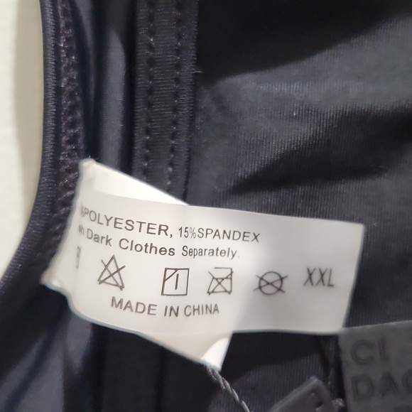 Daci bikini Womens black bottoms size XXL runs smaller see meaurments - Picture 3 of 6